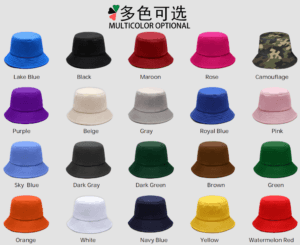 Unisex Outdoor Wide Brim Fishing Sport Bucket Cap Fashion Cotton Custom Bucket Hats Embroidery Logo Ladies Sun Hat - 图片 4